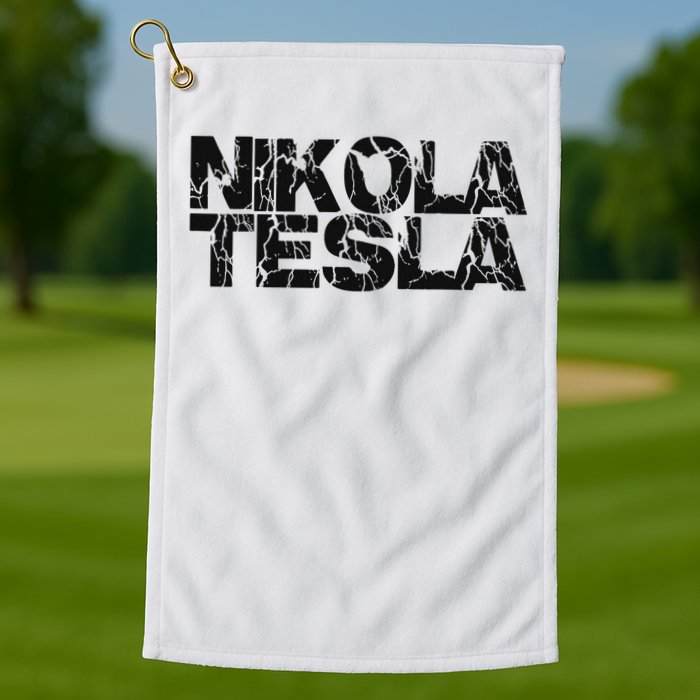 Nikola Tesla , Free Energy, Ac Power, Inventor Golf Towel