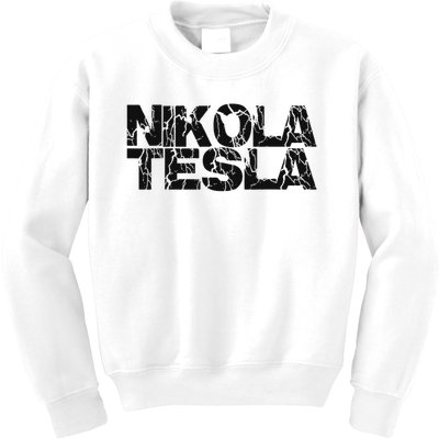 Nikola Tesla , Free Energy, Ac Power, Inventor Kids Sweatshirt