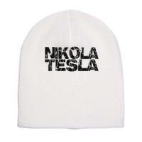 Nikola Tesla , Free Energy, Ac Power, Inventor Short Acrylic Beanie