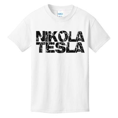 Nikola Tesla , Free Energy, Ac Power, Inventor Kids T-Shirt