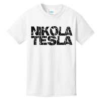 Nikola Tesla , Free Energy, Ac Power, Inventor Kids T-Shirt