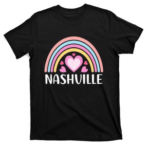 Nashville Tennessee for  Rainbow Hearts T-Shirt