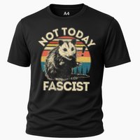 Not Today Fascist Opossum Social Possum Cooling Performance Crew T-Shirt
