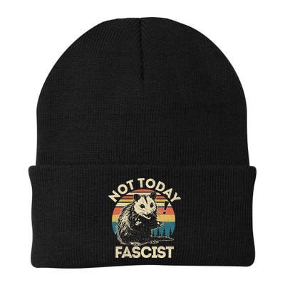 Not Today Fascist Opossum Social Possum Beanie