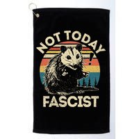 Not Today Fascist Opossum Social Possum Golf Towel