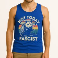 Not Today Fascist Opossum Social Possum Tank Top