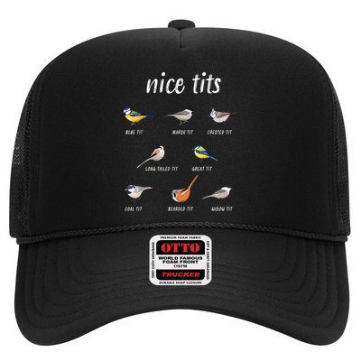 Nice Tits Funny Bird Watching Gift Dad Trucker Hat