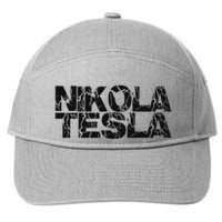 Nikola T.E.S.L.A  Free Energy Ac Power Inventor 7-Panel Snapback Hat