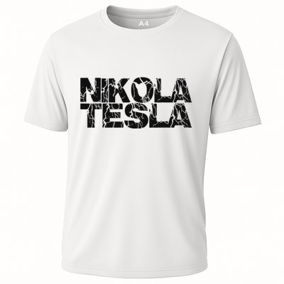 Nikola T.E.S.L.A  Free Energy Ac Power Inventor Cooling Performance Crew T-Shirt