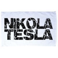 Nikola T.E.S.L.A  Free Energy Ac Power Inventor Microfiber Hand Towel