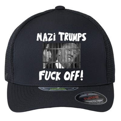 Nazi Trumps Fuck Off Flexfit Unipanel Trucker Cap