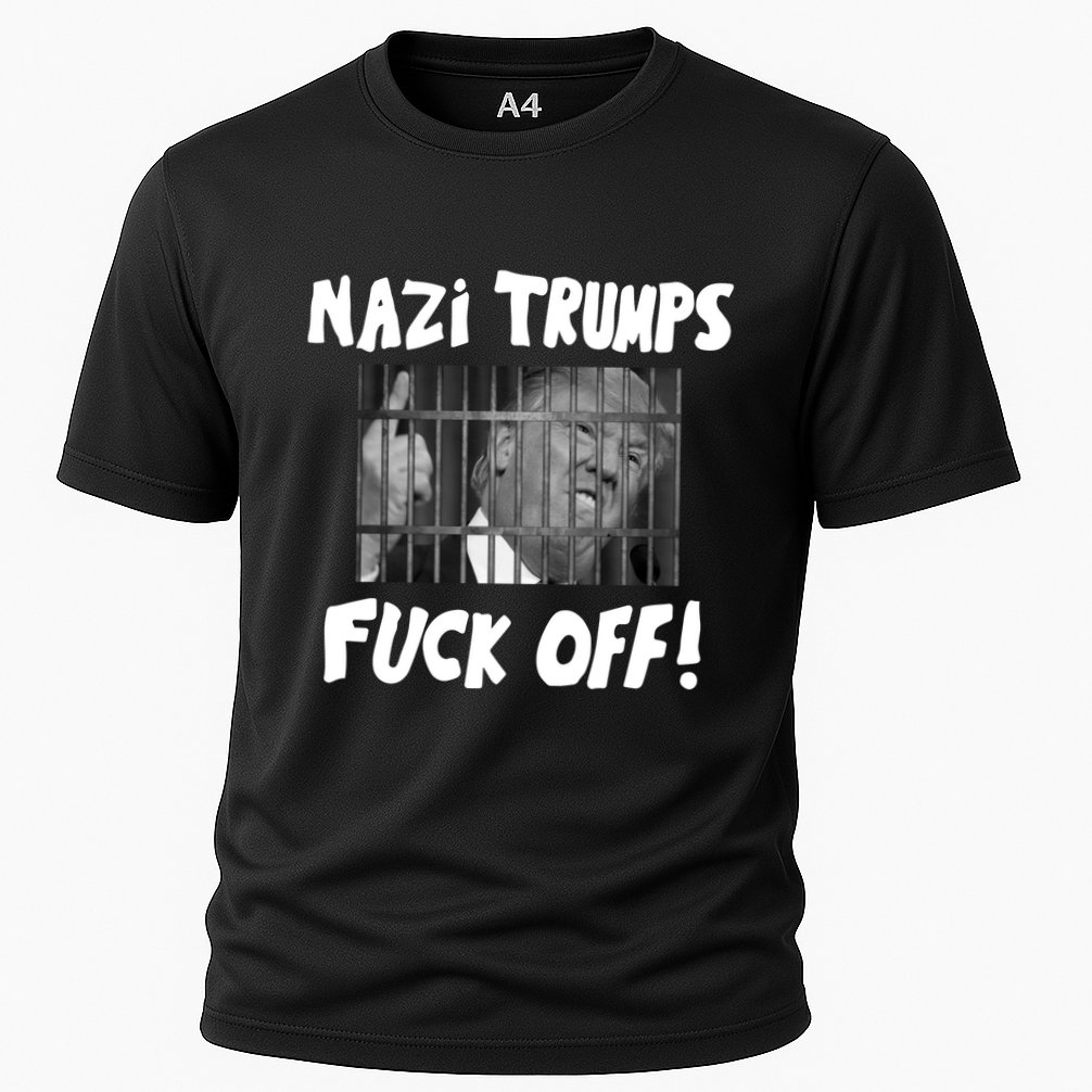 Nazi Trumps Fuck Off Cooling Performance Crew T-Shirt