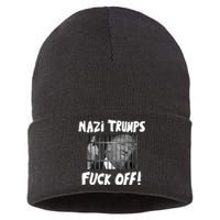 Nazi Trumps Fuck Off Sustainable Knit Beanie