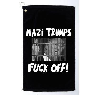 Nazi Trumps Fuck Off Golf Towel