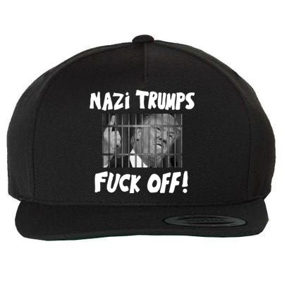 Nazi Trumps Fuck Off Wool Snapback Cap