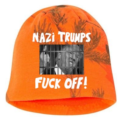 Nazi Trumps Fuck Off Kati - Camo Knit Beanie