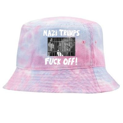 Nazi Trumps Fuck Off Tie-Dyed Bucket Hat