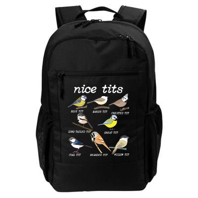 Nice Tits Funny Bird Watching, Funny Tit Birds Birdwatcher Backpack