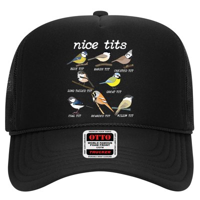 Nice Tits Funny Bird Watching, Funny Tit Birds Birdwatcher Trucker Hat