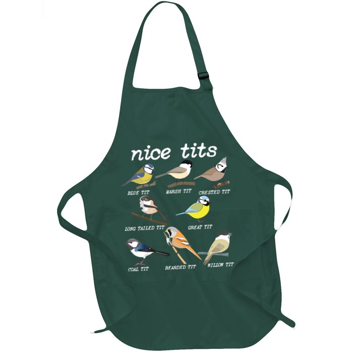 Nice Tits Funny Bird Watching, Funny Tit Birds Birdwatcher Apron