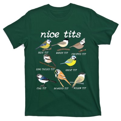 Nice Tits Funny Bird Watching, Funny Tit Birds Birdwatcher T-Shirt