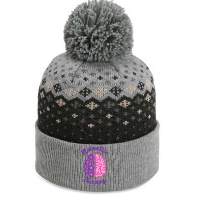 Normalize Therapy Floral Brain The Baniff Cuffed Pom Beanie