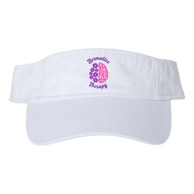 Normalize Therapy Floral Brain Valucap Bio-Washed Visor