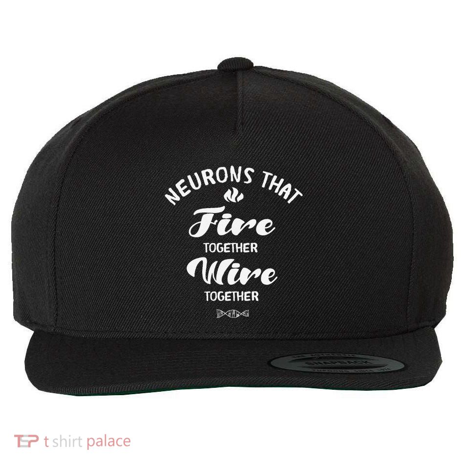 Neurons That Fire Together Wire Together Wool Snapback Cap