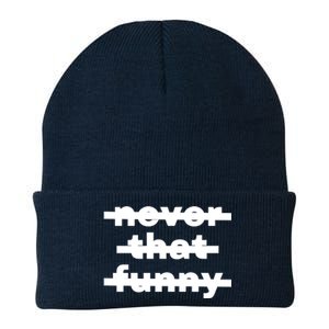 Never That Funny Knit Cap Winter Beanie