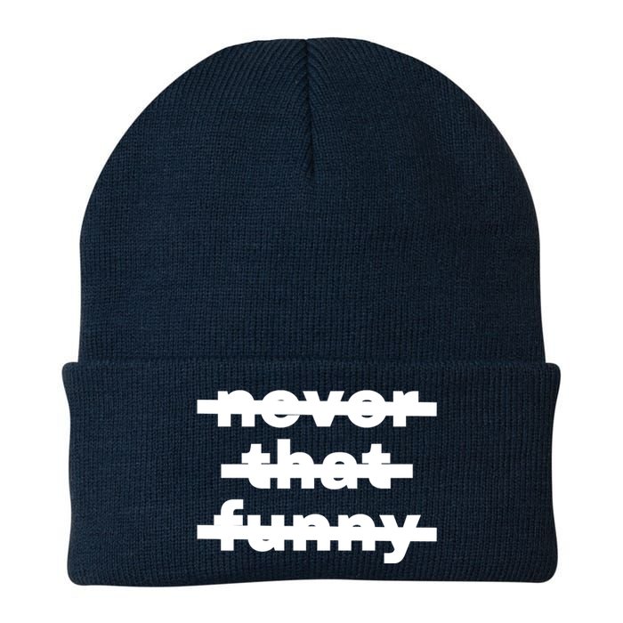 Never That Funny Knit Cap Winter Beanie