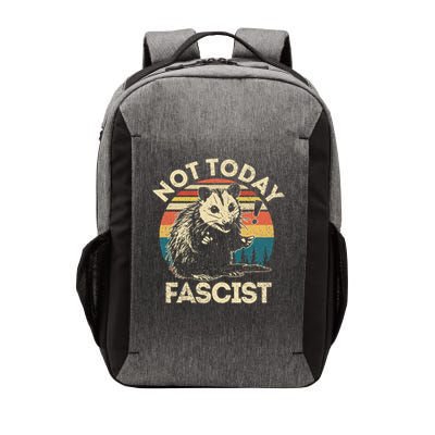 Not Today Fascist Funny Opossum Social Possum Team Trash Gift Vector Backpack