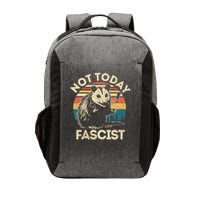 Not Today Fascist Funny Opossum Social Possum Team Trash Gift Vector Backpack