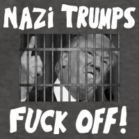 Nazi Trumps Fuck Off Vector Backpack