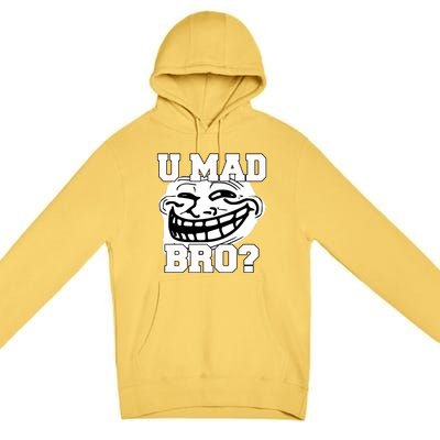 New Troll Face U Mad Smile Bro Premium Pullover Hoodie