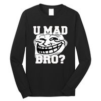 New Troll Face U Mad Smile Bro Long Sleeve Shirt