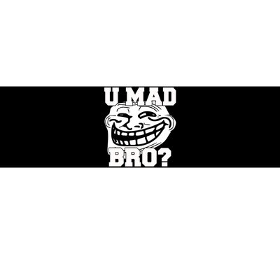 New Troll Face U Mad Smile Bro Bumper Sticker