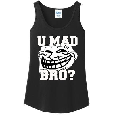 New Troll Face U Mad Smile Bro Ladies Essential Tank