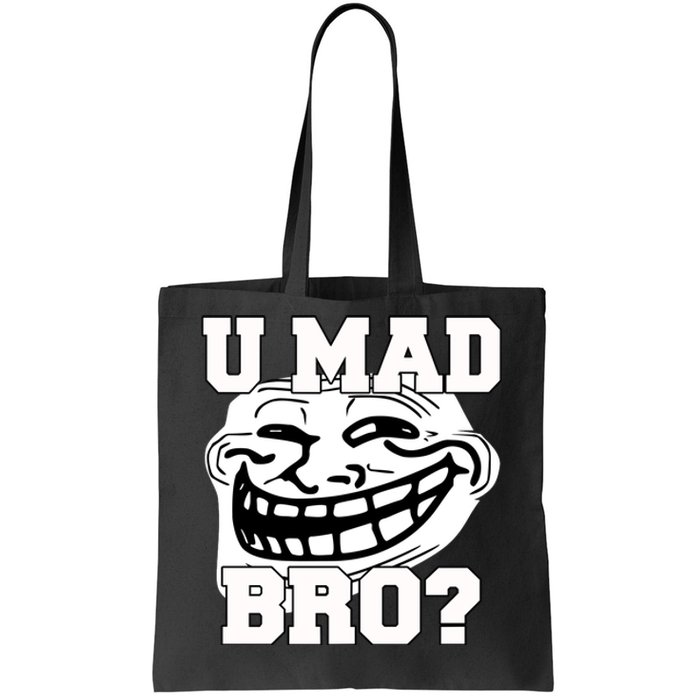 New Troll Face U Mad Smile Bro Tote Bag