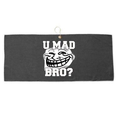 New Troll Face U Mad Smile Bro Large Microfiber Waffle Golf Towel