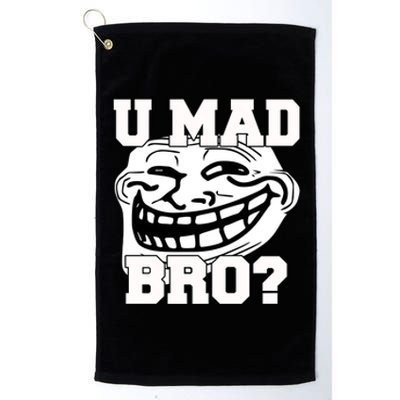 New Troll Face U Mad Smile Bro Platinum Collection Golf Towel