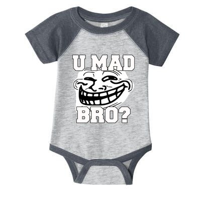 New Troll Face U Mad Smile Bro Infant Baby Jersey Bodysuit