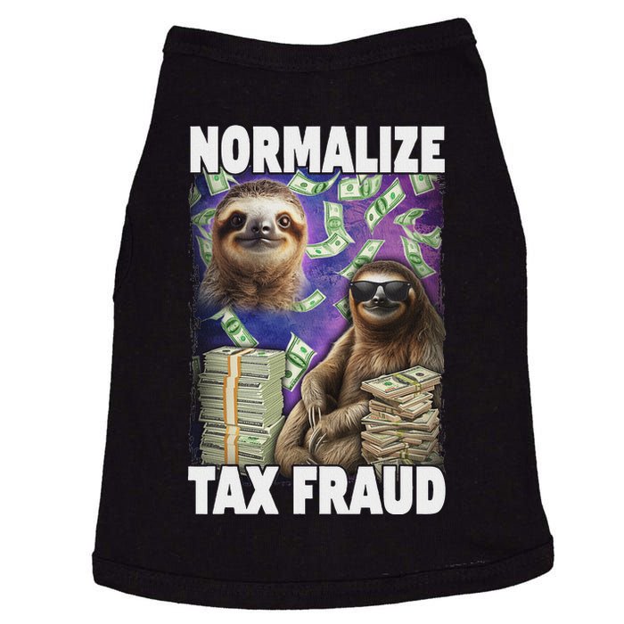 Normalize Tax Fraud Doggie Tank