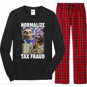 Normalize Tax Fraud Long Sleeve Pajama Set