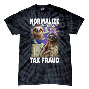 Normalize Tax Fraud Tie-Dye T-Shirt