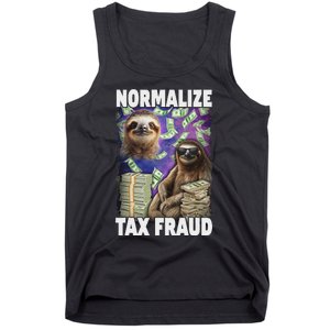 Normalize Tax Fraud Tank Top