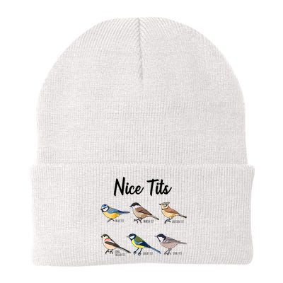 Nice Tits Funny Bird Watching Birding Beanie