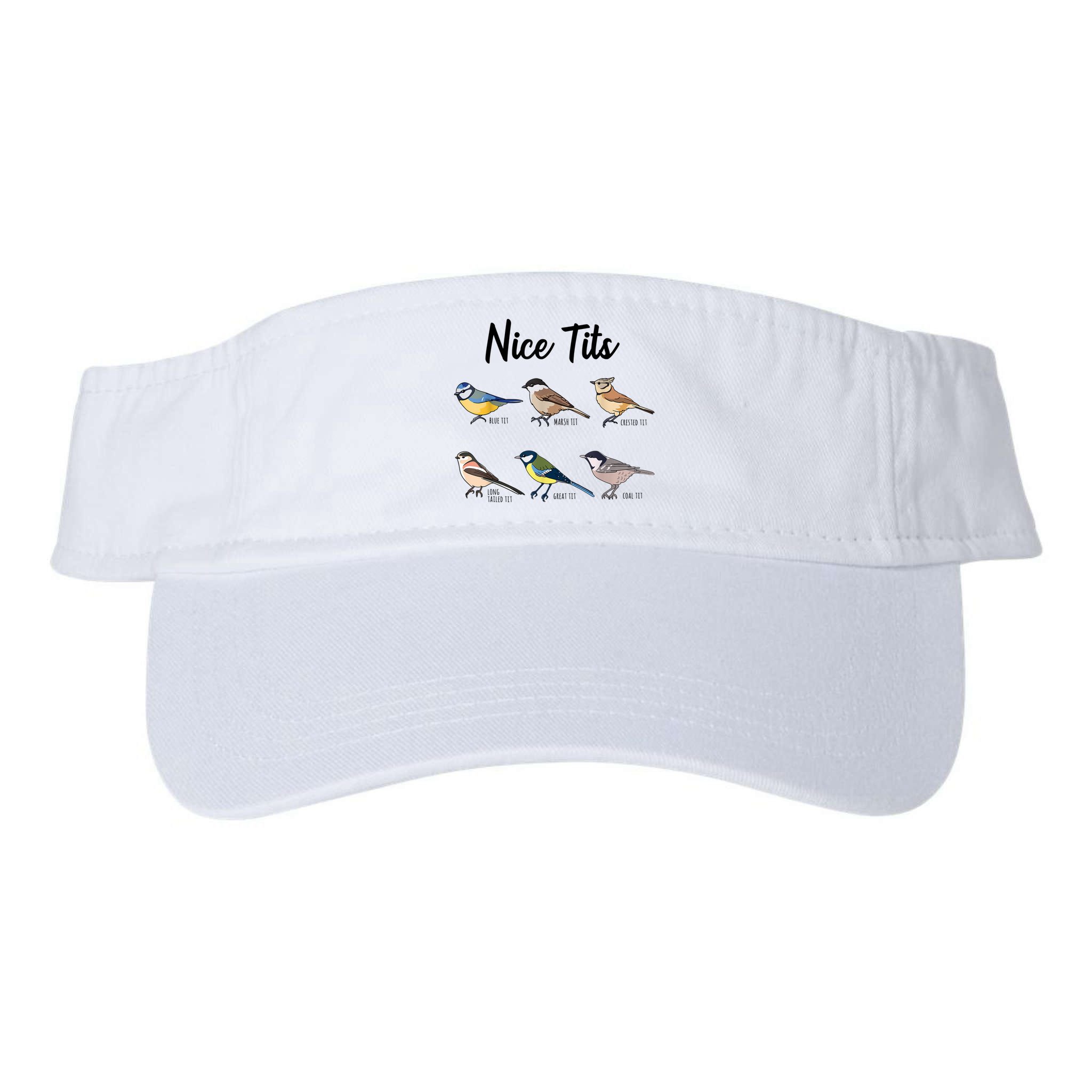Nice Tits Funny Bird Watching Birding Visor