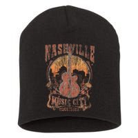 Nashville Tennessee Guitar Country Music City Guitarist Short Acrylic Beanie