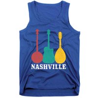 Nashville Tennessee Guitar Player Country Music City Vintage Gift Tank Top