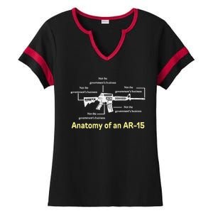 Not The GovernmentS Business Ar15 Ladies Halftime Notch Neck Tee